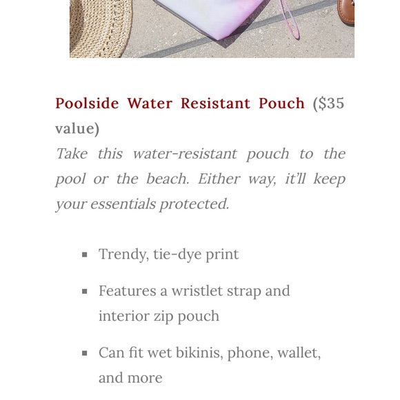Poolside Pouch - Picture 2 of 3